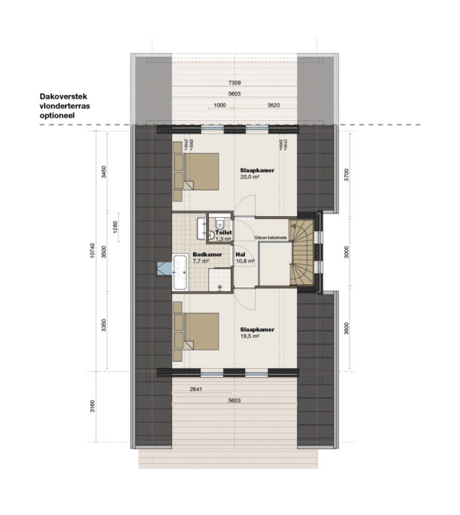 Plattegrond IJsvogel - 1e verdieping